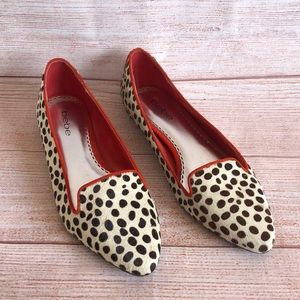 Bebe Flat Shoe Animal Print Size 9